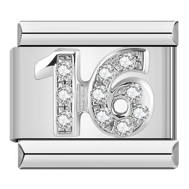 Number (16, Silver)