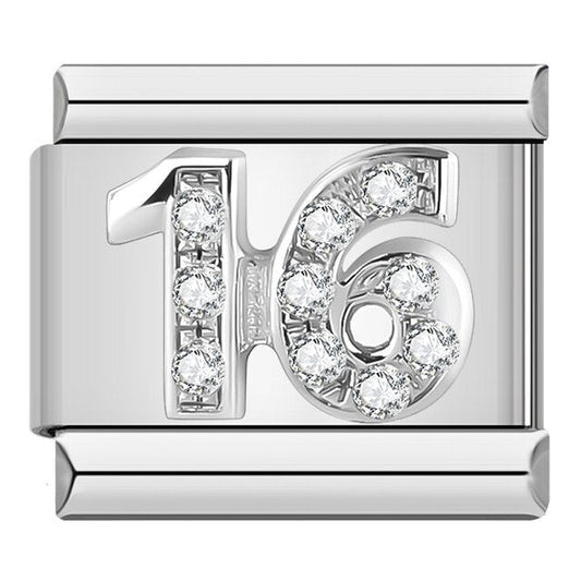 Number (16, Silver)